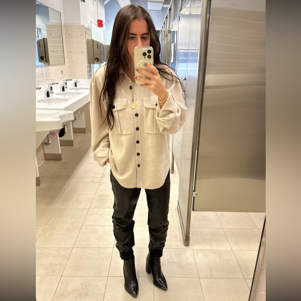 N.Peal Cashmere Blend Shirt Jacket/Sweater